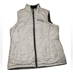 Free Country Reversible Fleece Lined Zip Up Vest